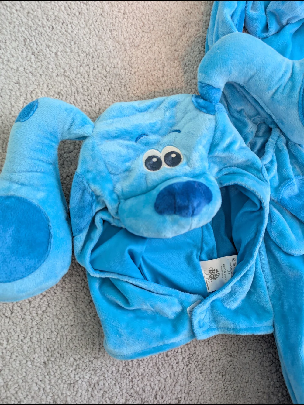 Nickelodeon Blue's Clues Plush Toddler Costume Set - 2T
